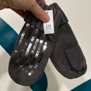 NEW Sequin Mittens, Sm (2-3 years) // Gap