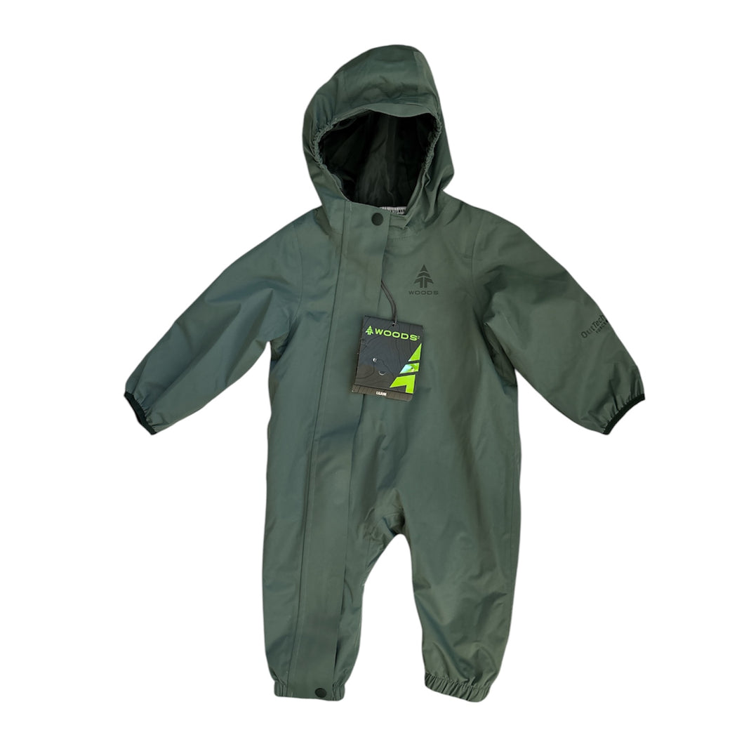 NEW Rain Suit, 6-12m // Woods