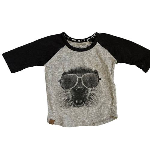 Weasel Tee, 6-12m // L&P