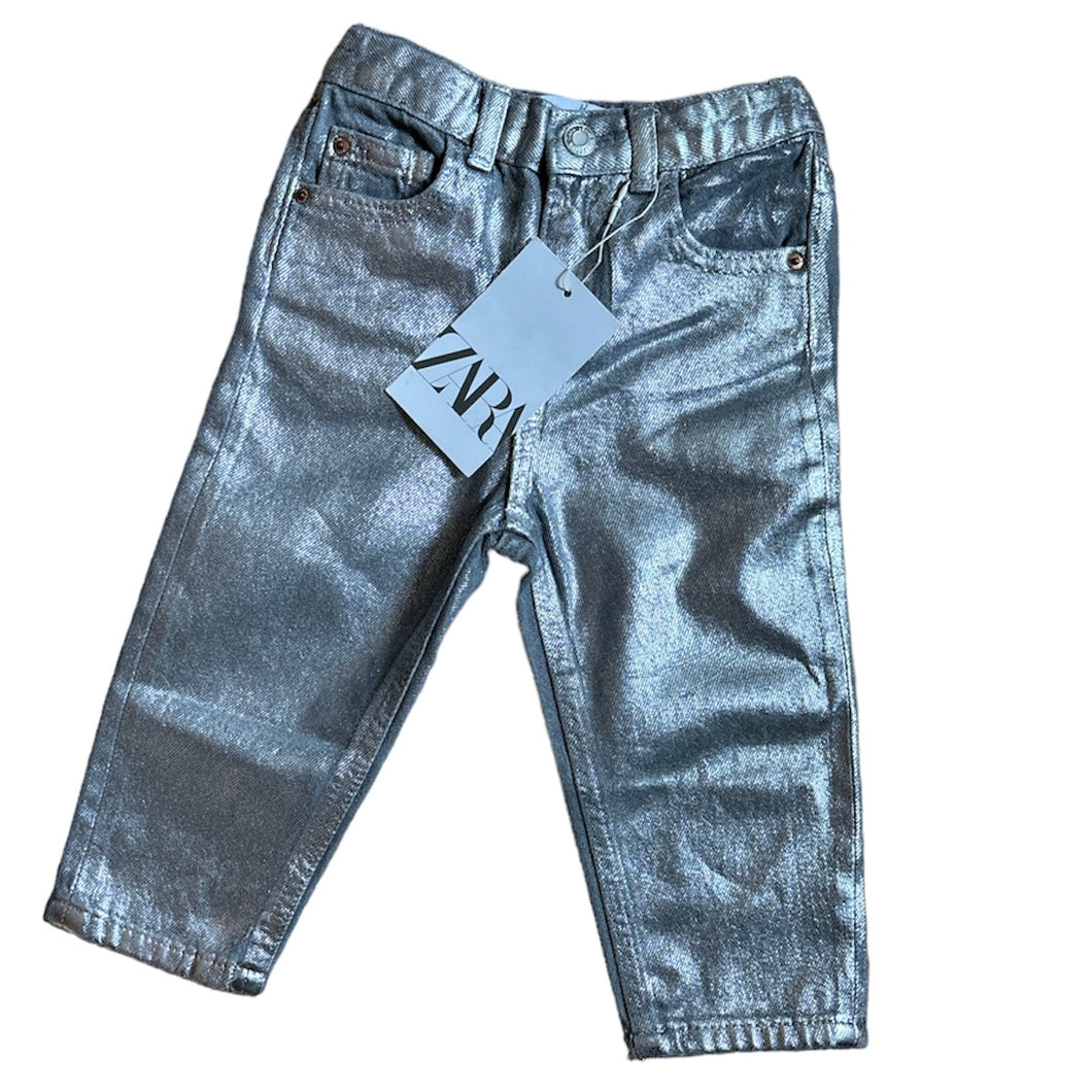 NEW Silver Jeans, 12-18m // Zara