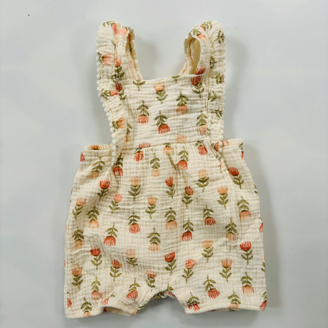 Muslin Romper, 3-6m