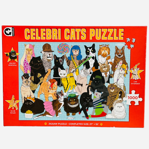 1000-piece Celebri Cats Puzzle