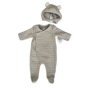 NEW Quilted Romper & Hat, 0-3m // Gap