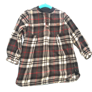 Flannel Dress, 3T // Roots