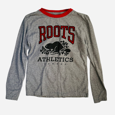 Long Sleeve Tee, 9-10 years // Roots