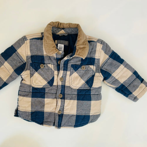 Quilted Shacket, 12-18m // Gap