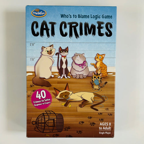 Cat Crimes Logic Game, 8+ // Thinkfun