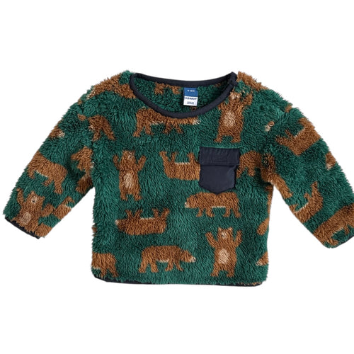 NEW Fluffy Bear Sweater, 6-12m // Old Navy