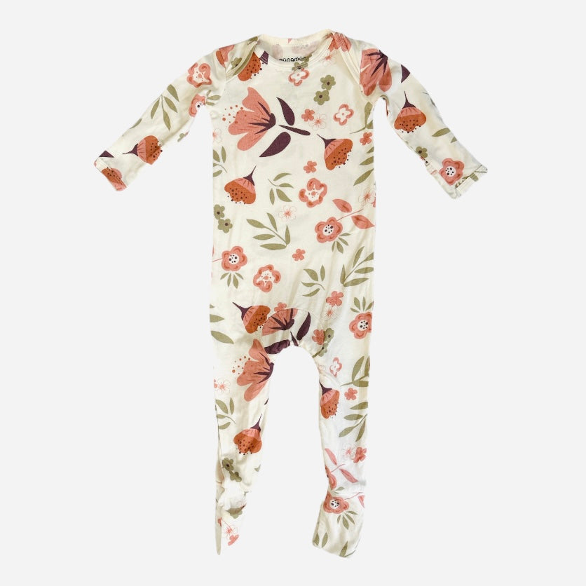 NEW Bamboo Convertible Footie Sleeper, 0-3m // Günamüna