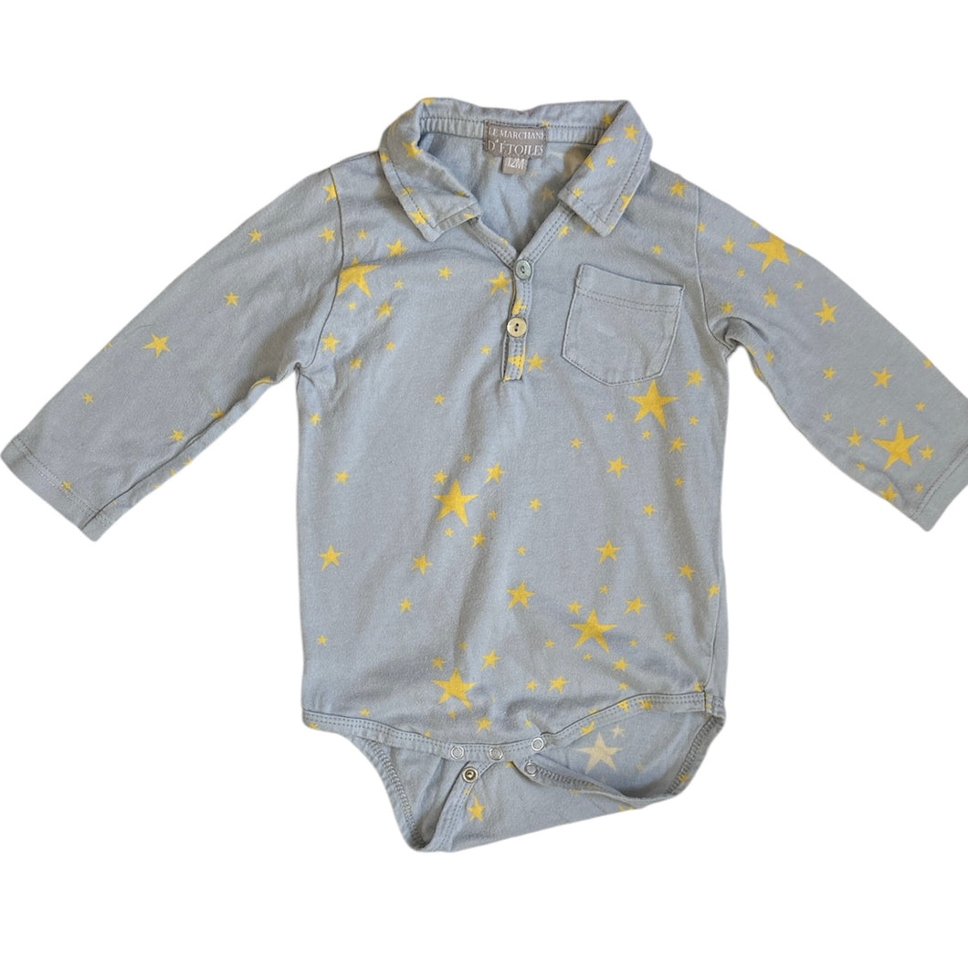 Stars Bodysuit, 12m // Le marchant d’étoules