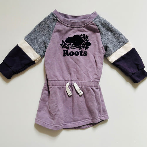Fleece Dress, 6-12m // Roots