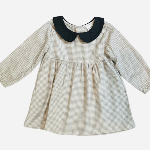 Organic Cotton Dress, 12m // Petit Lem