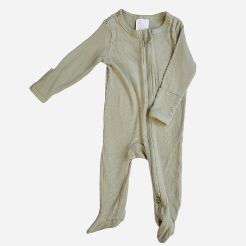 Organic Cotton Sleeper, 3-6m // Mebie Baby