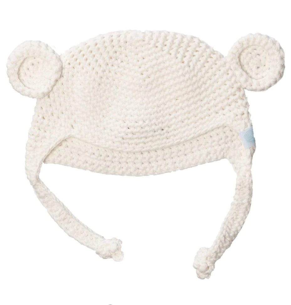 Crochet Bear Toque, 3-6m // Beba Bean