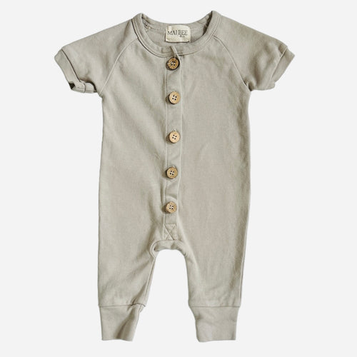 Organic Cotton Romper, 0-3m // Mai Bee & Co