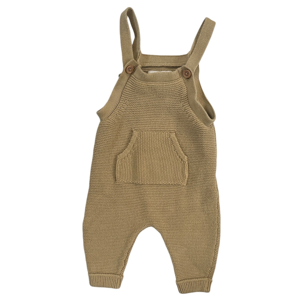 Organic Knit Overalls, 3m // Little Planet