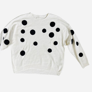 Lightweight Textured Dot Sweater, 10 years // Zara