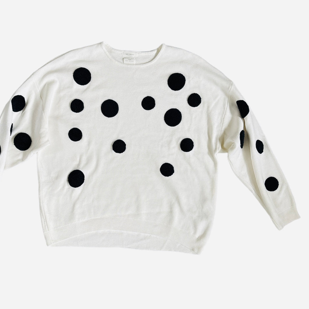 Lightweight Textured Dot Sweater, 10 years // Zara