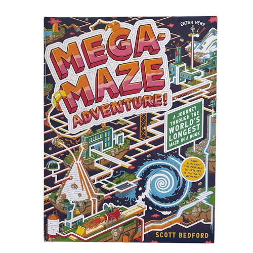 NEW Mega Maze Adventure Book, 7+