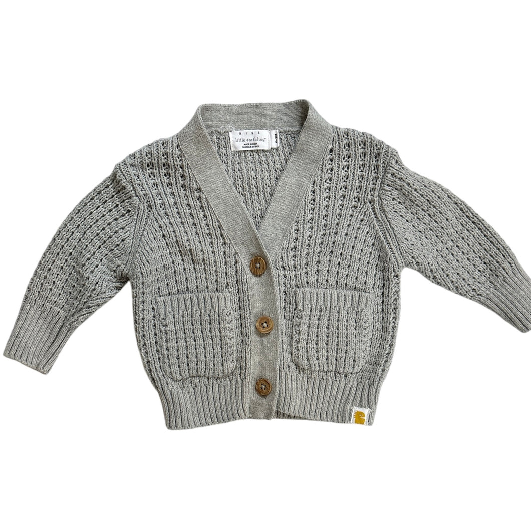 Organic Cardigan, 0-3m // Rise Little Earthling