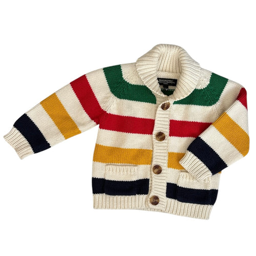 Classic Stripe Cardigan, 12-18m // HBC