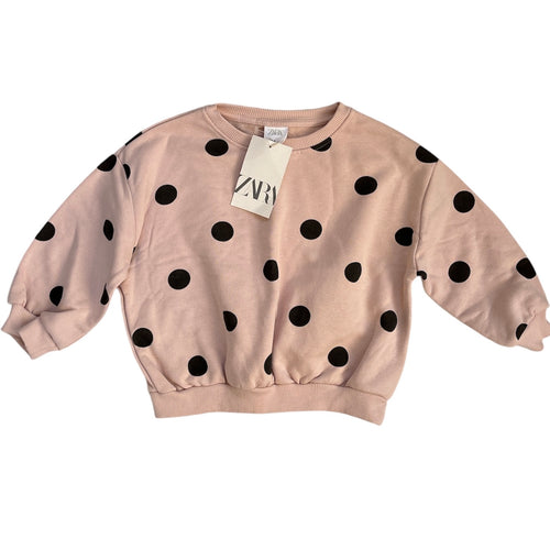 NEW Polka Dot Sweatshirt, 3-4 years // Zara