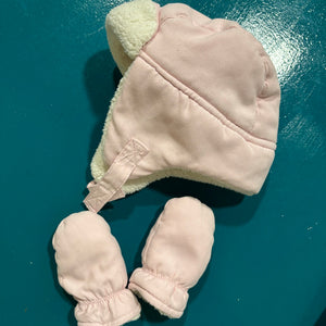 Hat with Mittens, 0-12m