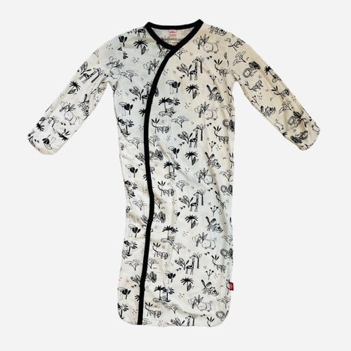 Modal Magnetic Cozy Sleeper Gown, nb-3m // Magnetic Me