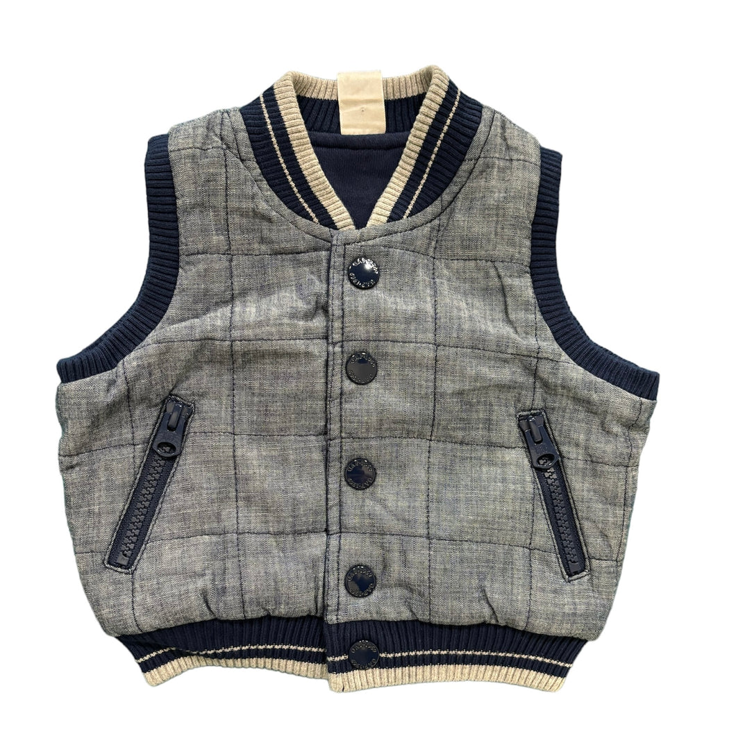 Chambray Vest, 0-6m // Gap