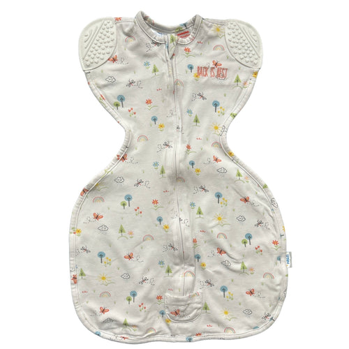 Sleep Sack Swaddle with Teethers, nb (6-10 lbs.) // Halo