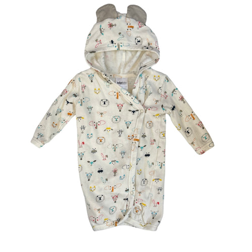 Hooded Robe, 0-9m // Indigo Baby
