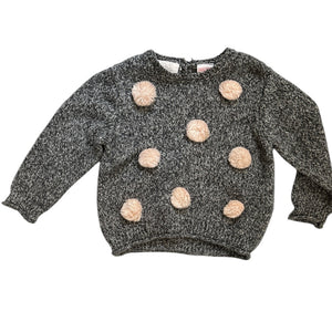 Pom Pom Sweater, 12-18m  // Zara