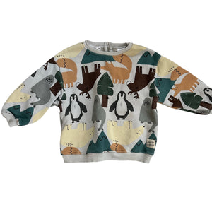 Winter Buddies Sweatshirt, 12-18m // Zara