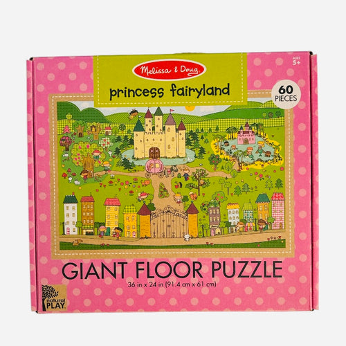 60-piece Princess Fairyland Floor Puzzle, 5+