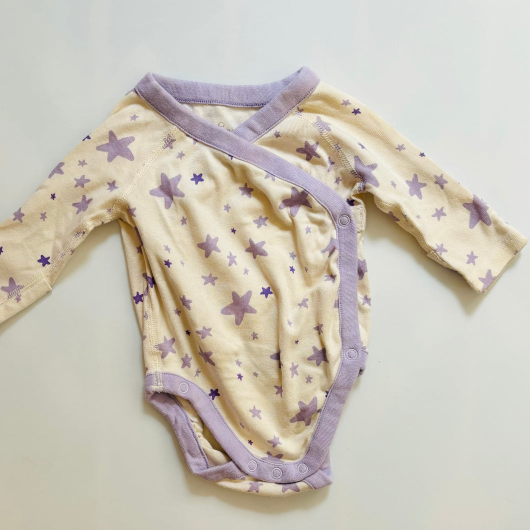 Organic Wrap Bodysuit, 0-3m // Hanna Andersson