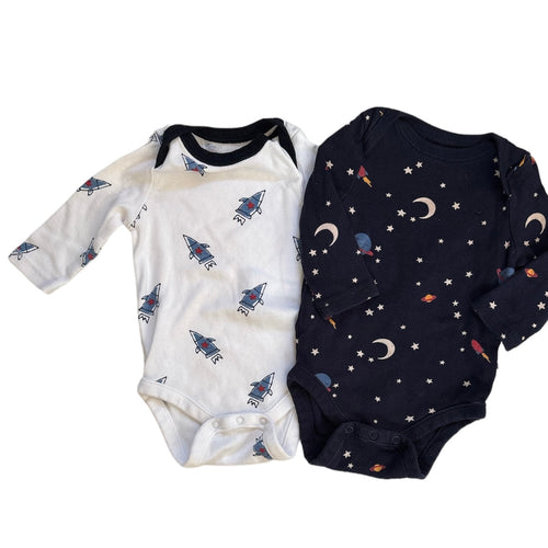 Long Sleeve Bodysuits, 0-3m // Gap