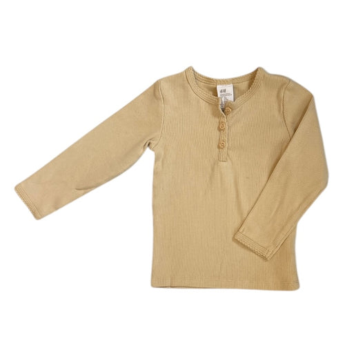 Organic Henley, 9-12m // H&M