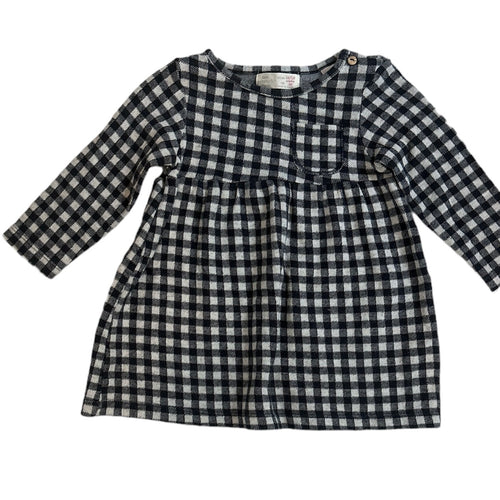 Flannel Dress, 12-18m // Zara