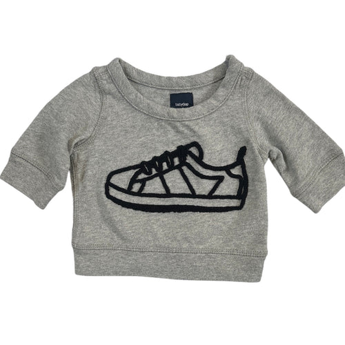 Sneaker Sweatshirt, 0-3m // Gap