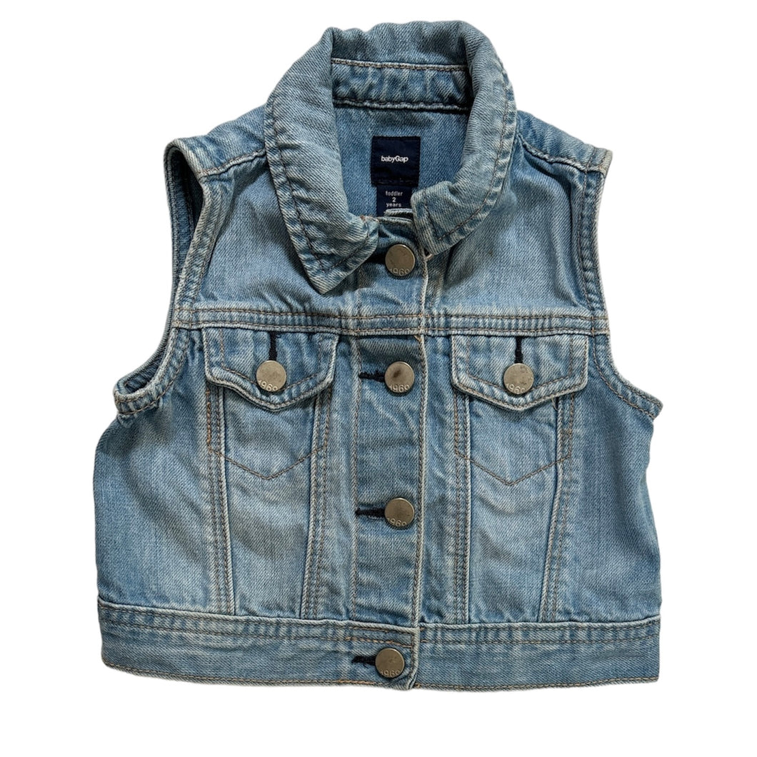 Gap denim vest women hotsell