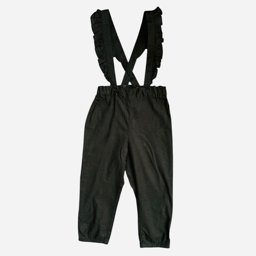 Cotton Pants with Suspenders, 2-3 years // H&M