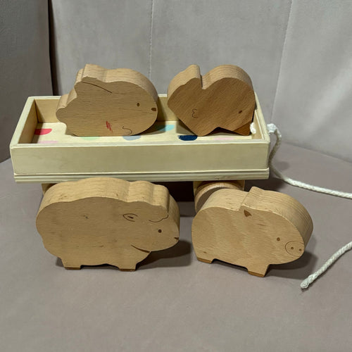 Wooden Animal Wagon // KiwiCo.