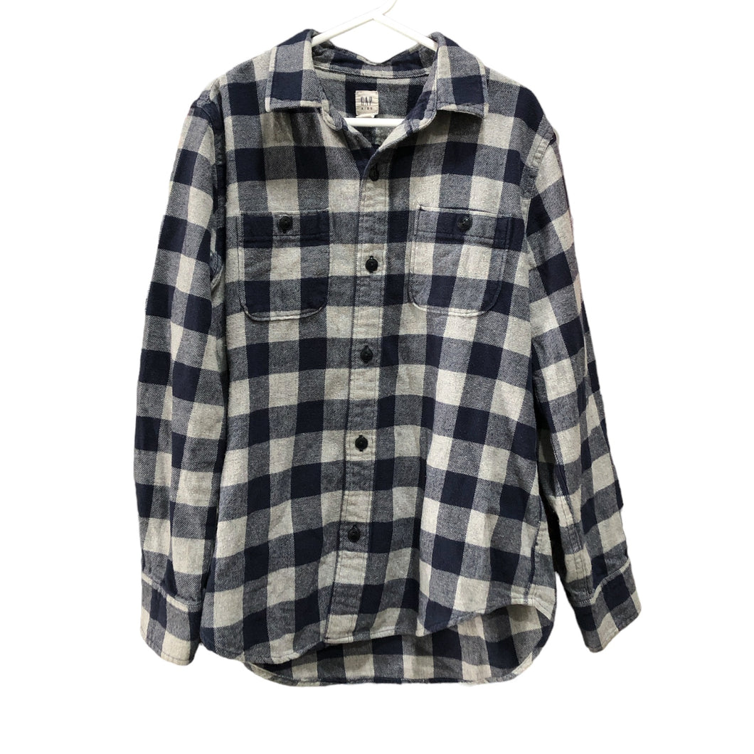 Flannel Shirt, Lg (10-12 years) // Gap