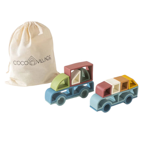 Silicone Stackable Cars // Coco Village