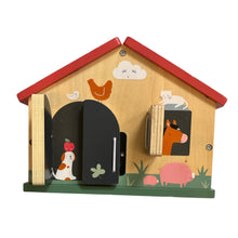 Load image into Gallery viewer, Wooden Animal Sounds Barn // Vertbaudet