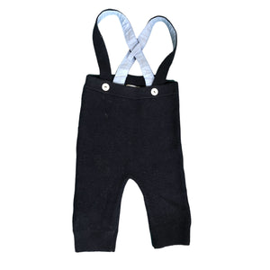 Knit Pants with Suspenders, 6m // Jacadi