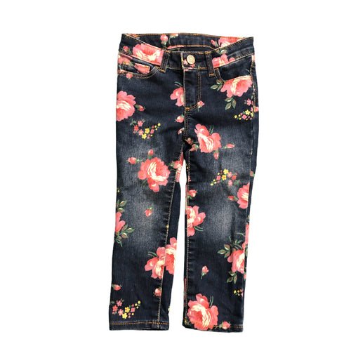Floral Skinny Jeans, 3T // Gap