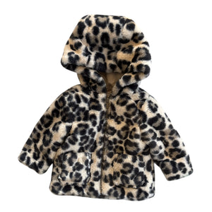 Faux Fur Jacket, 6-12m // Old Navy