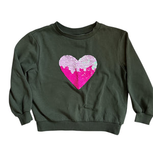 Flip Sequin Sweatshirt, 6-8 years // H&M