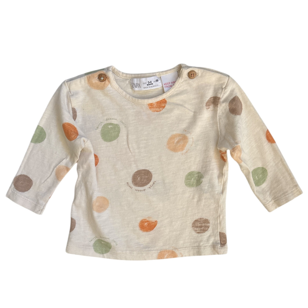 Long Sleeve Tee, 3-6m // Zara